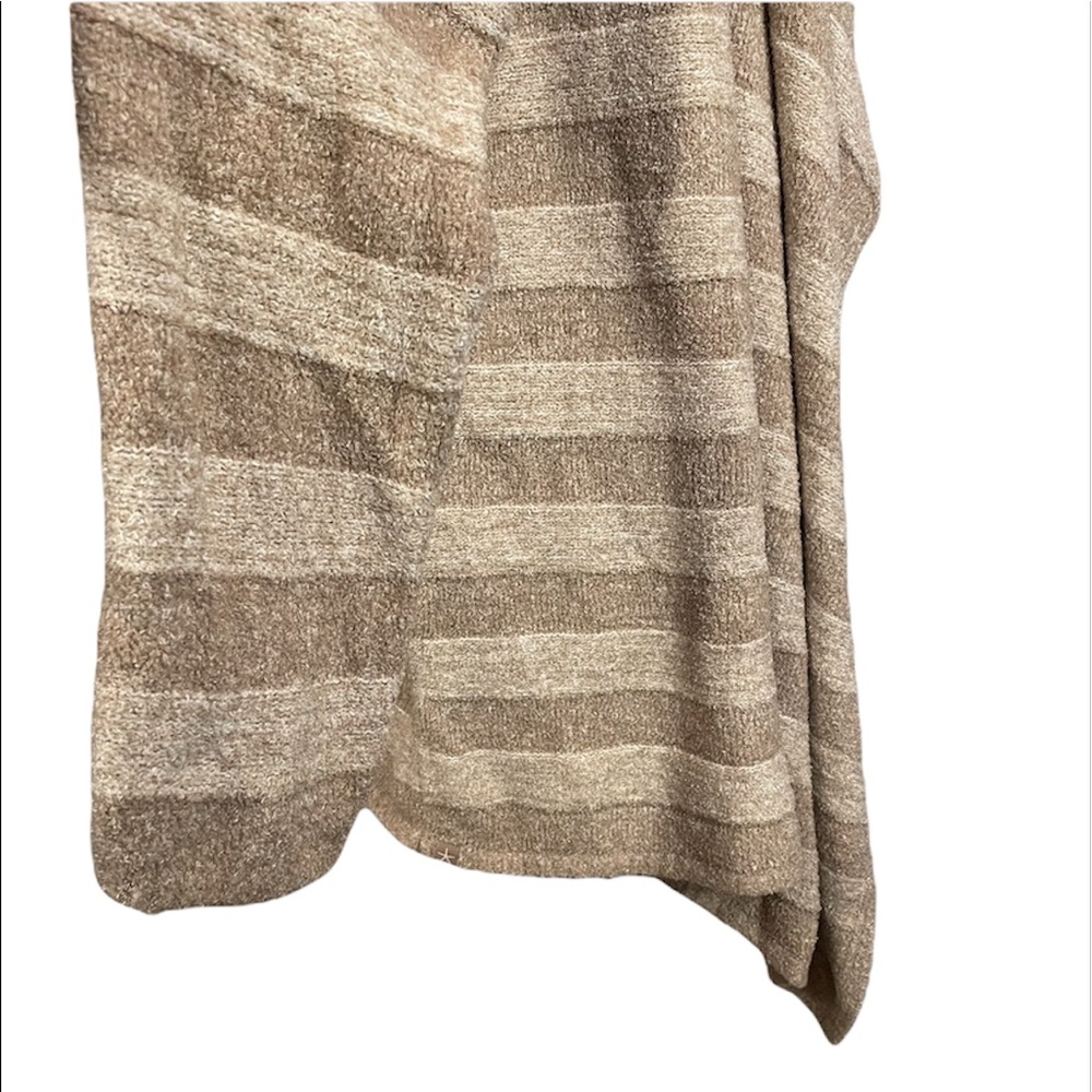 NWOT Barefoot Dreams Neutral Stripes Cozy Calypso Wrap Cardigan Sweater Size 3X - Picture 6 of 14